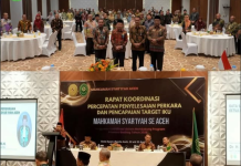 Ketua dan Panitera MS Sigli Ikuti Rakor Percepatan Penyelesaian Perkara dan Pencapaian IKU