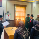 Zulham, S.T. Resmi Dilantik sebagai Kasubbag Kepegawaian dan Ortala Mahkamah Syar’iyah Sigli