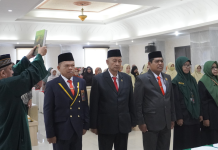 Keluarga Besar MS Sigli Hadiri Pelantikan Surya Darma sebagai Panitera Pengganti MS Aceh