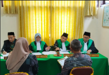 Mahkamah Syar’iyah Sigli Laksanakan Sidang Keliling di KUA Padang Tiji