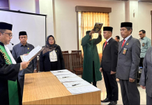 Ketua MS Sigli Lantik Tiga Pejabat Kepaniteraan