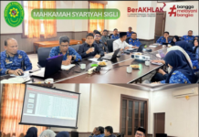Wakil Ketua MS Sigli Pimpin Rapat Monitoring dan Evaluasi SIPP